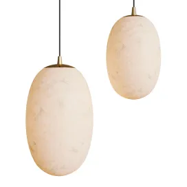 Pendant lamp with ball shade lou chandelier